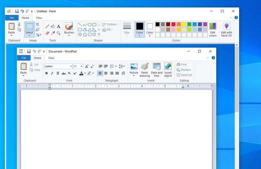 Paint และ WordPad อาจถอนการติดตั้งได้จาก Windows 10 ในอนาคตอันใกล้