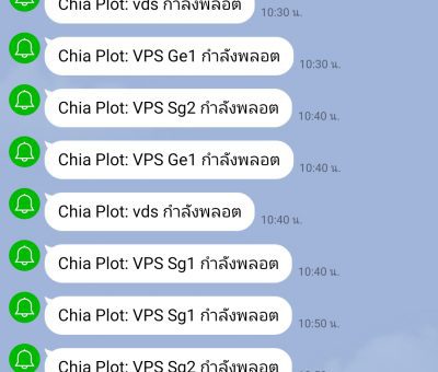 line notify chia plot