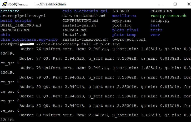 Plot Chia บน VPS  Ubuntu 20.04 ( ภาค 2)