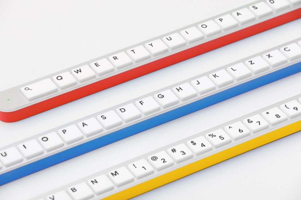 Keyboard ที่ยาวเป็นพิเศษแนวคิดจาก Google Japan