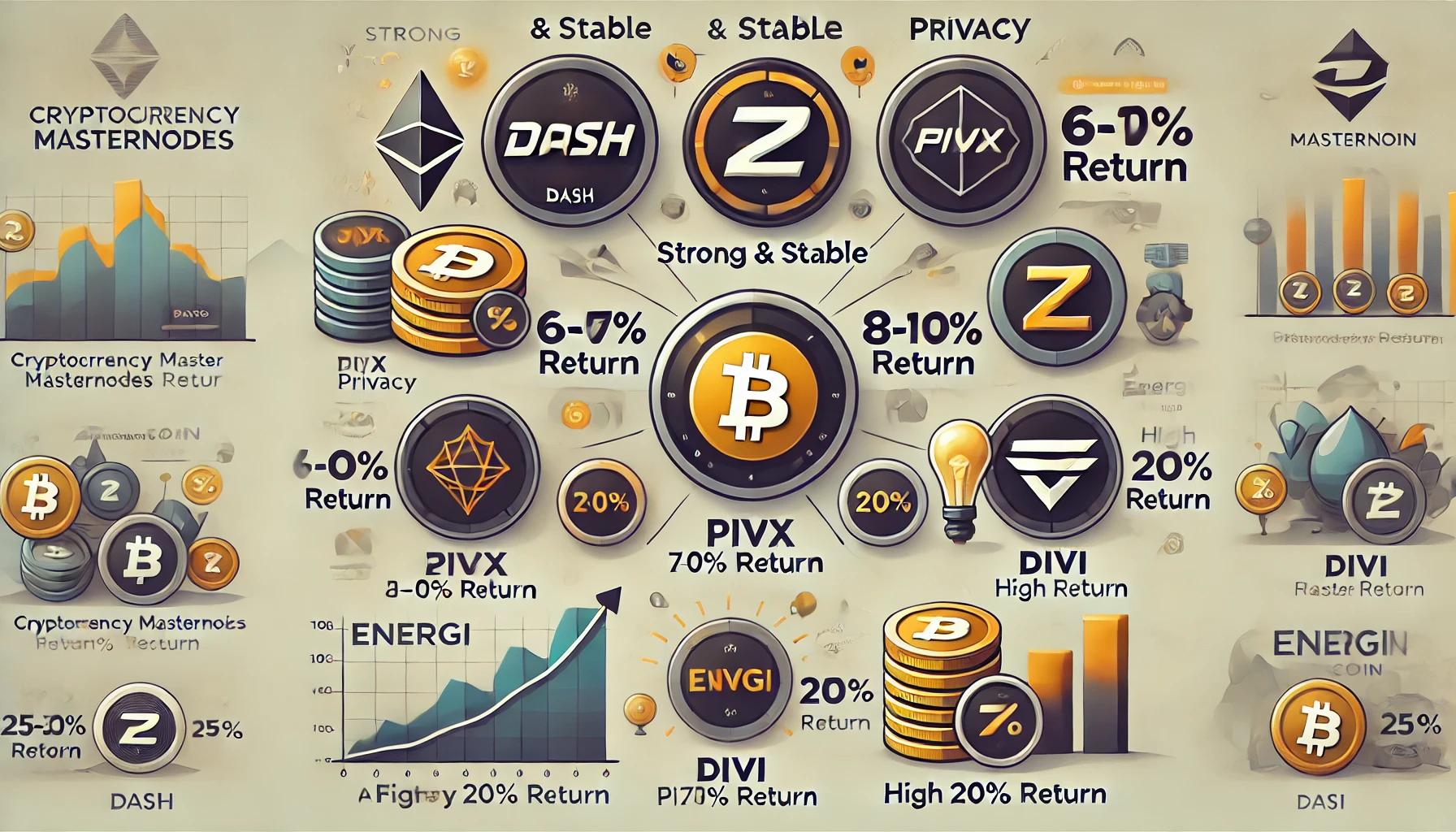 การเลือกลงทุนใน Masternode ที่ให้ผลตอบแทนที่ดีที่สุด